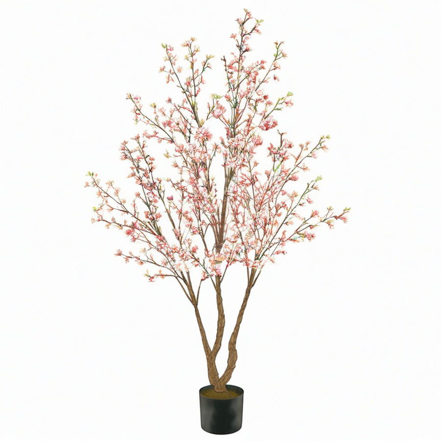 Árbol Artificial de Flores de Durazno 150 cm Rosado