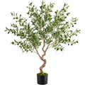 ¨¢rbol de Olivo Artificial con Frutos Negros 180cm