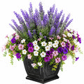Arreglo Floral Artificial con Lavanda y Flores Mixtas para Decoraci¨®n del Hogar