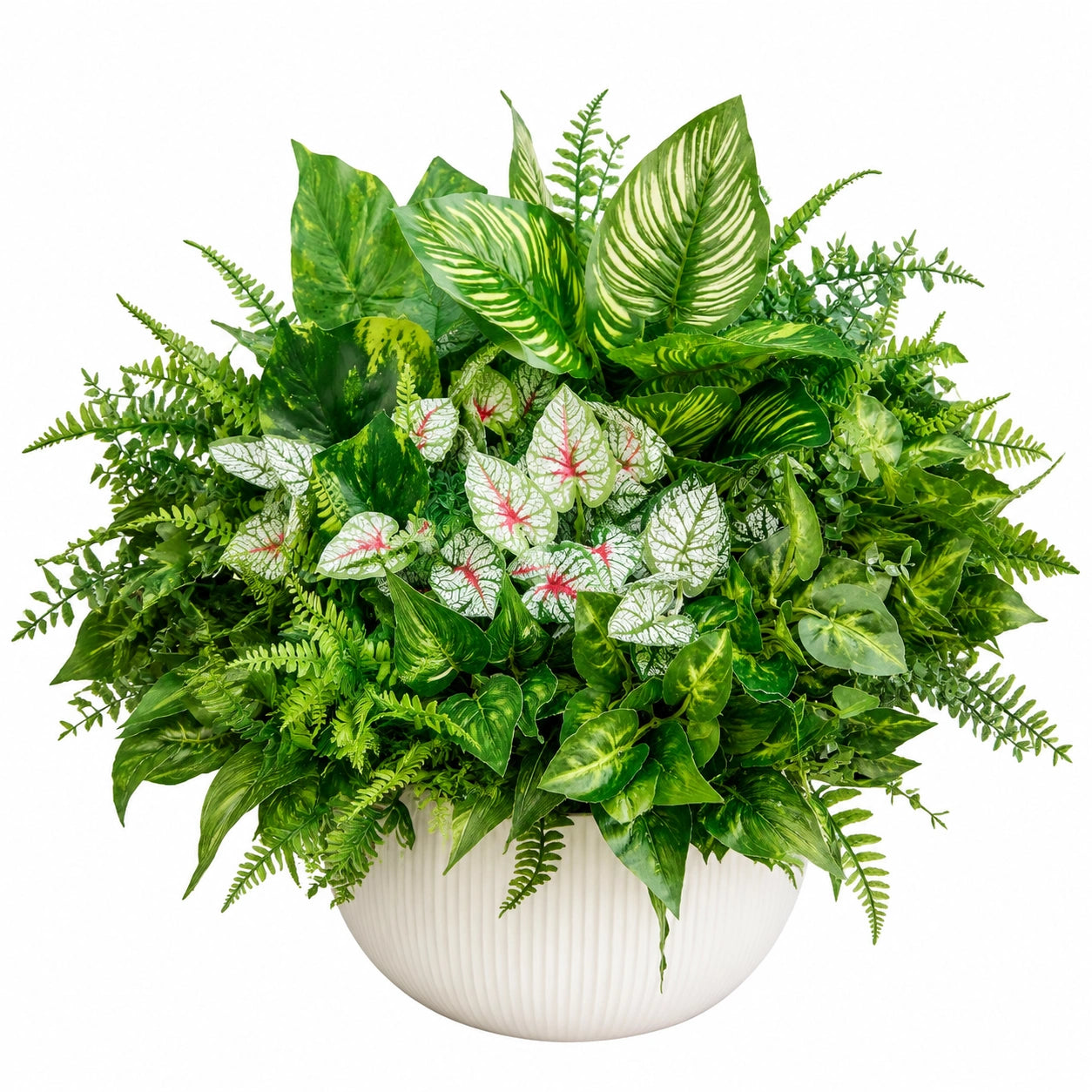 Planta Artificial Decorativa en Maceta Verde Natural